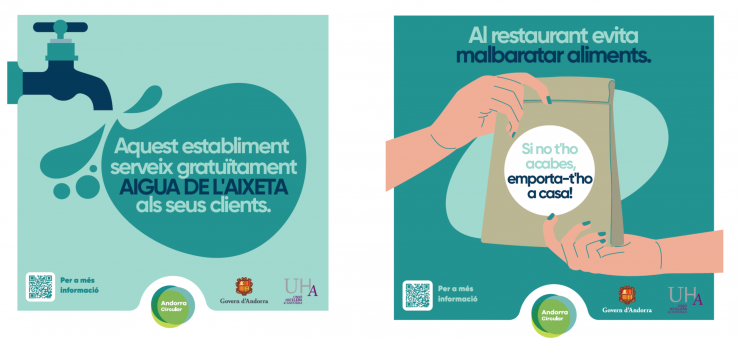 La imatge que es distribuirà entre els establiments.